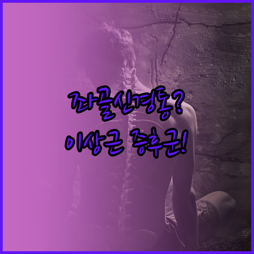엉덩이 아픔과 다리 저림, 좌골신경통과 이상근 증후군 차이점